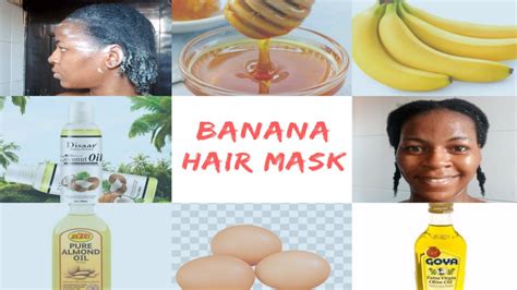 Chicken eggs & hair growth. DIY: BANANA HAIR MASK for insane HAIR GROWTH & DAMAGED ...