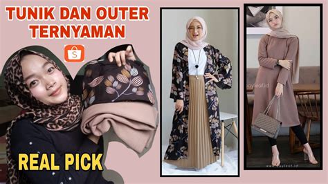 Gambar outer batik paling keren download now jual produk batik outer. HAUL TUNIK DAN OUTER MODIS & KEKINIAN //SHOPEE - YouTube