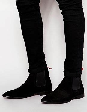 Unfollow men black chelsea boots to stop getting updates on your ebay feed. New Handmade Men Black Suede Chelsea Dress Formal Boots in ...