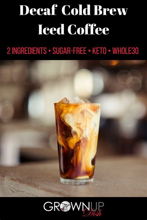 Cold brew coffee has recently catapulted in popularity, and many coffee lovers have started trading their coffee makers for cold brew concentrates. Decaf Cold Brew Iced Coffee (With images) | Cold brew ...