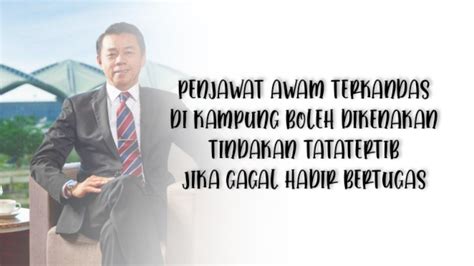 Berkuatkuasa pada 1 julai, kemudahan cuti tiga hari bagi urusan kematian anggota keluarga terdekat akan diberikan buat penjawat awam. Penjawat awam terkandas di kampung boleh dikenakan ...