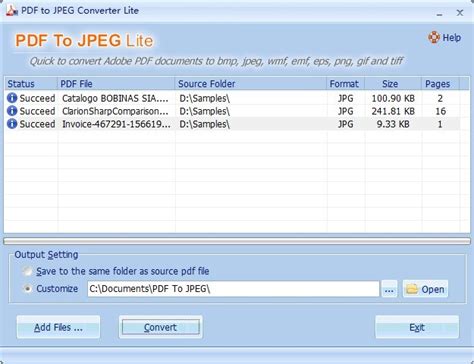 A pdf converter app has an option to select all page or specific page to convert to an image. Screenshot, Review, Downloads of Freeware PDF To JPEG Lite