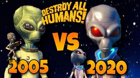 It is the fifth installment in the destroy all humans! Destroy All Humans! Cryptosporidium 137 - 2005 vs 2020 ...