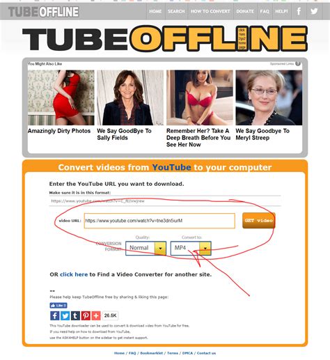 Paste a y2mate.work is one of the most popular youtube downloaders loved by many users around the world. TubeOffline.com review tutorial bad user experience step 6 ...