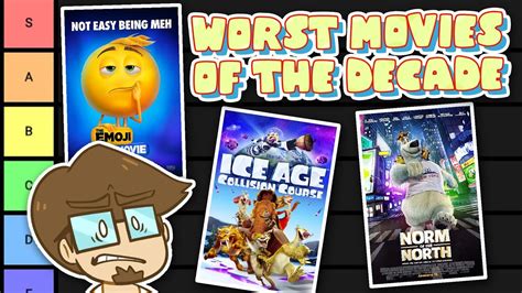 Movies are the best remedy to get over a boring day. The WORST Animated Movies of the Decade Tier List | 0123Movies