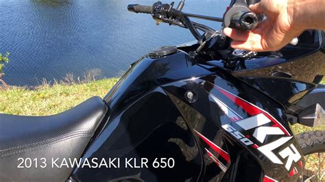 This is the reasoning behind the kawasaki klr650. 2013 KAWASAKI KLR 650 - YouTube