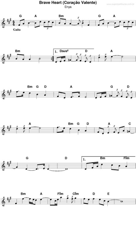 Baixar a musica do anderson fere coracao valente. Super Partituras - Tema de Coração Valente (Enya), com cifra