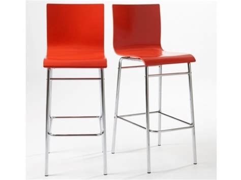 Chaise bar fly luxe chaise bar metal. tabouret de bar rouge fly