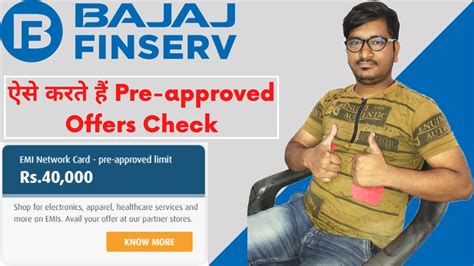Bajaj finserv offers various modes of cancellation for their customers: How to Check Bajaj Finserv Pre-Approved Offers of EMI Network Card, Loan or Credit Card - YouTube