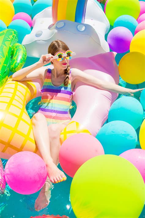Remove the balloons from the water as soon as possible after the event ends. Epic Balloon Pool Party! - Studio DIY