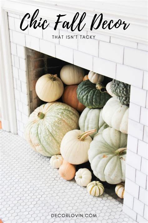 The spirit of christmas is a magic feeling. Chic Fall Home Decor That Isn't Tacky | Fall home decor ...