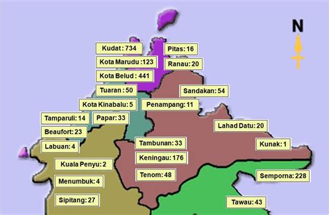 Plot b of lot 37448, mukim sitiawan, daerah manjung, 32000 sitiwan perak. 1SABAH: Daerah-daerah di Sabah