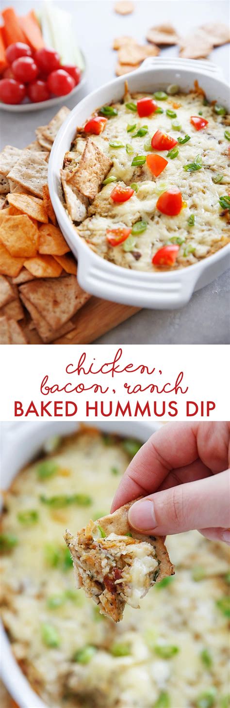 Maybe you would like to learn more about one of these? Lexi's Clean Kitchen | Chicken Bacon Ranch Baked Hummus ...