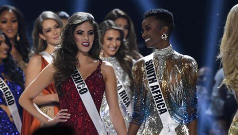 México, perú, india, república dominicana y brasil, fueron las bellas participantes que se disputaron la corona. Zizibini Tunzin de Sudáfrica es Miss Universo 2019, México ...