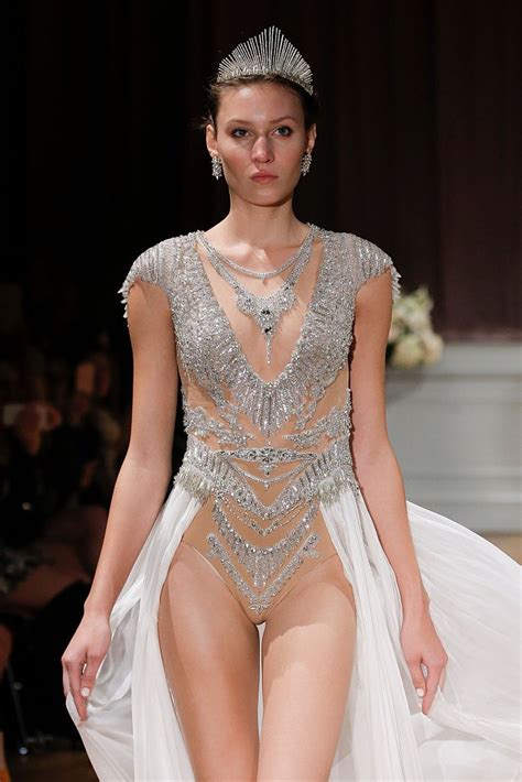 Wedding dresses & bridesmaids inspiration! Designer Sends 'Scandalous' Sexy Wedding Dress Down the Runway