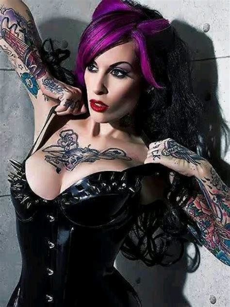 Reddish purple hair colors are totally hot these days. Goth Gothic | Sex Demons | Pinterest | Sexy, Ink and Goth