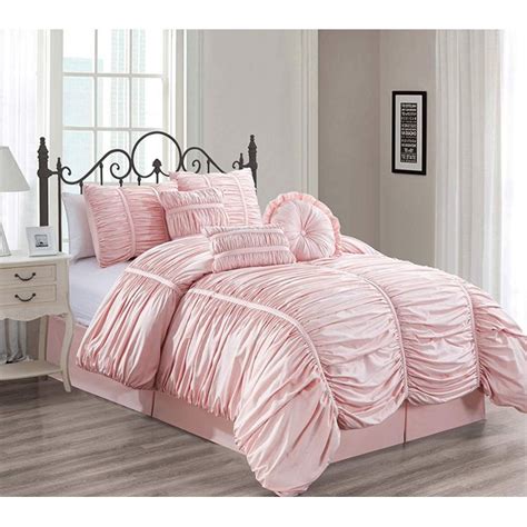 4.9 out of 5 stars with 11 ratings. Unique Home Chic Comforter Set 7 Piece Collections Bed Set ...