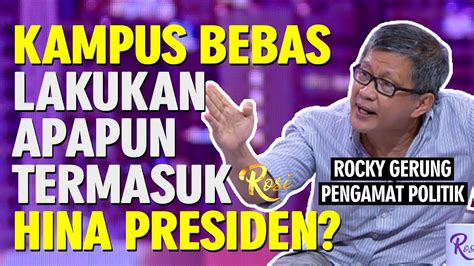 Gatot nurmantyo dan rocky gerung memiliki elektabilitas 13,7% berdasarkan hasil survei kedaikopi terkait tokoh capres 2024 kategori tokoh oposisi. Rocky Gerung Tantang Jokowi Bebaskan Kampus Caci Maki ...
