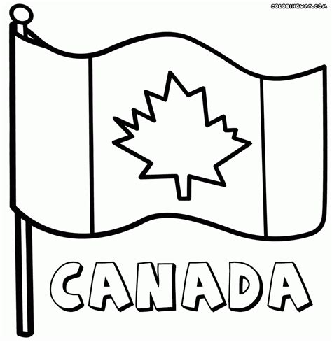 Download and print these candy coloring pages for free. Free Download Canada Colouring Pages | Flag coloring pages ...