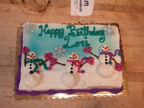 This is a sheet cake. Snowmen sheet cake. | Holiday cakes christmas, Simple ...