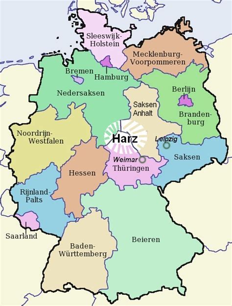 D uitsland heeft zestien deelstaten, wordt ook wel länder of bundesländer genoemd. Harz, vakantie augustus 2014