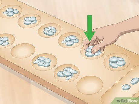 Because your rightmost hole is directly next to your mancala zone, whenever you pick up a single stone from that hole as your move, you will immediately score a point and get another move. 3 Ways to Win Mancala - wikiHow