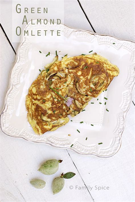 2 pounds green beans 1 cup (5 ounces or 140 grams) almonds, toasted and cooled 1 1/4 ounces (about 1/3 cup grated). Green Almond Omelet - Family Spice