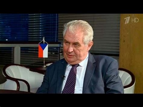 Václav klaus je jediný silný protihráč, kterého jsem v politickém životě čr potkal. Miloš Zeman v Ruské tv tit.CZ - YouTube