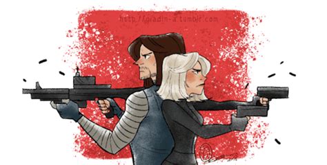 Part 4 of how the black widow fell in love. Comrades in Love by giadin-a on Tumblr | Marvel fan art ...