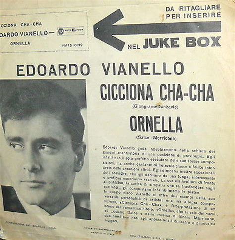 Assieme ad antonello venditti, nico fidenco, gianni meccia e jimmy fontana, vianello può considerarsi esponente di una scuola romana dei cantautori. Edoardo vianello - Dago fotogallery