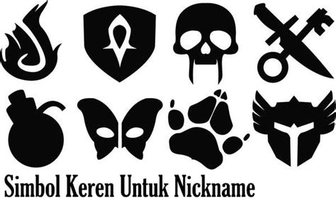 Kalian bisa mengambil dari beberapa situs itu untuk. Simbol Keren Untuk Nickname | Yenieksen