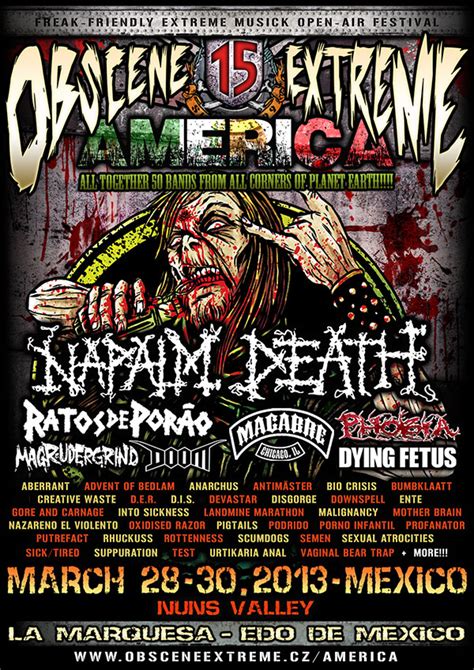 Spam at/na obscene extreme 2016 Interview With The Organizer Of 'Obscene Extreme Festival ...