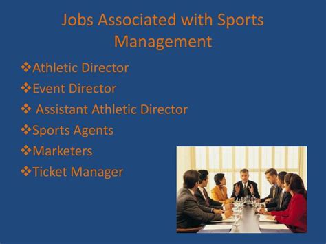 Only current job postings for administrative positions in houston, tx are available on jobtonic.com. PPT - SPORTS MANAGEMENT PowerPoint Presentation - ID:1570302
