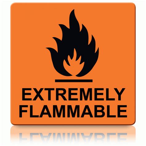 Buy Extremely Flammable Labels | CHIP Regulation Stickers