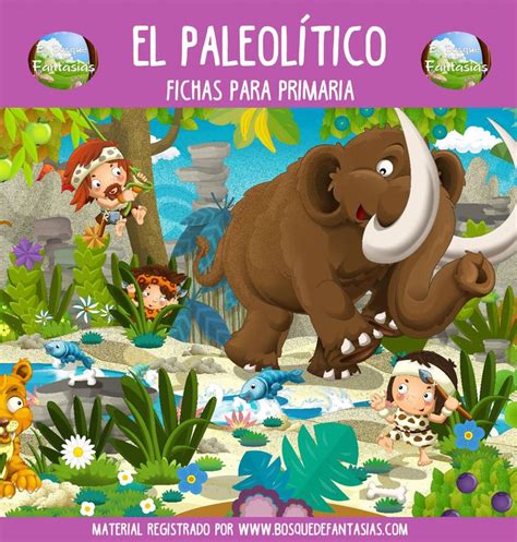 Dictados para niños de primaria con la letra q. portada el paleolitico | La prehistoria para niños ...