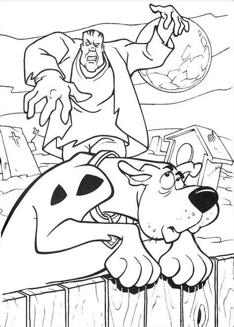 Make your globe much more fun with this scooby doo halloween coloring page. 30 Free Printable Scooby Doo Coloring Pages