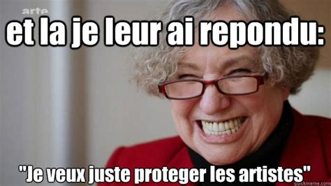 et la je leur ai repondu: "Je veux juste proteger les artistes" - MF ...