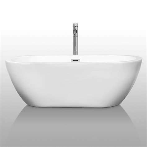 The sharp and angular shape is softened by its smooth, modern acrylic material and white finish. Soho 68" Soaking Bathtub - White | Free Shipping - Wyndham ...