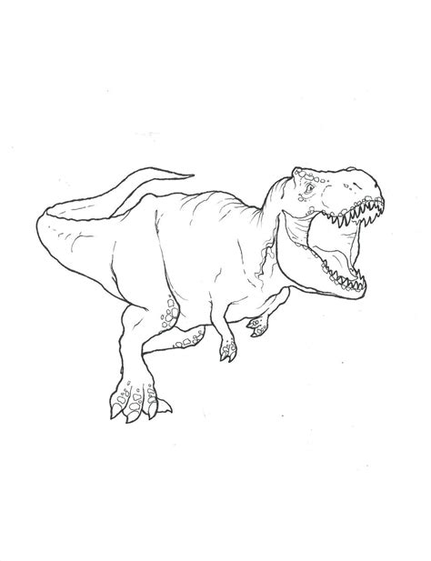 Easy color by number coloring pages. http://ColoringToolkit.com --> Tyrannosaurus Rex Coloring ...