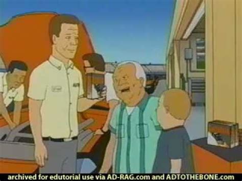 The composition of the audience for king of the hill is telling. Darrell Waltrip on King of the Hill commerical : NASCAR