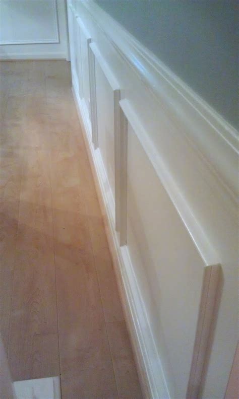 Part two was to put up diy chair rail and picture frame moulding. Homemade By Holman: Picture Frame Moldings and a Kitchen ...