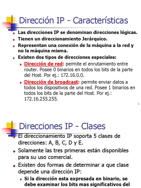 Dirección ip da a conocer de manera fácil y sencilla la dirección ip pública con la que accedes a internet. Direccion IP Caracteristicas Mascaras.ppt | Dirección IP ...