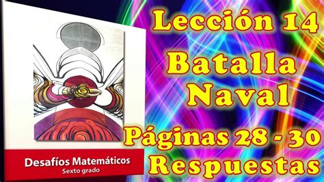 Libro gratis es una de las tiendas en línea favoritas para comprar nowadays 4 rose corespi libro contestado a precios mucho más bajos de lo que pagaría si compra en amazon y otros servicios. Desafios Matematicos 6 "Leccion 14 Paginas 28 - 30" - YouTube