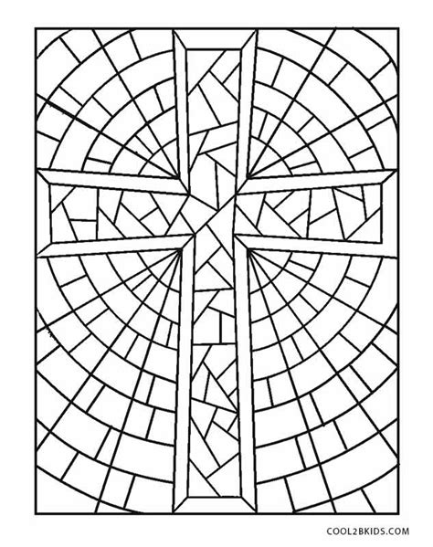 These pregnancy printable coloring pages are the perfect activity for the pregnant mama. Stained Glass Cross Coloring Page at GetDrawings | Free ...