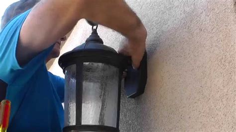 That mostly has to do with licensing issues. How to Install Outdoor Light Fixtures - Be Your Own ...