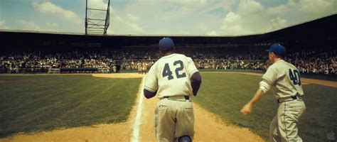 We got our first look at the film a few months back when the debut trailer was released and could tell right away that 42 could be one of those underdog. Trailer for the Jackie Robinson Biopic 42 — GeekTyrant