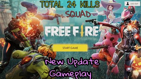 Majorly, the developers are focused on developing. New Update Gameplay FREE FIRE BG | Total 24 Kills Squad ...