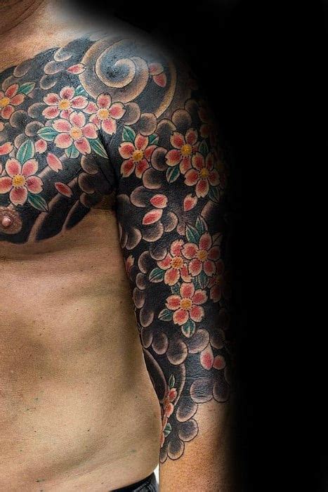 The cherry blossom is richly symbolic in japan and china. 50 Japanese Flower Tattoo Designs For Men - Floral Ink Ideas