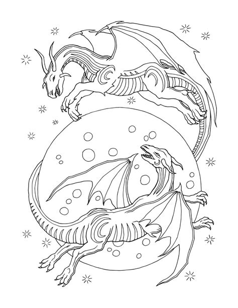 Var maxcolor = 255, 255, 102; Dragon Coloring Pages for Adults - Best Coloring Pages For ...