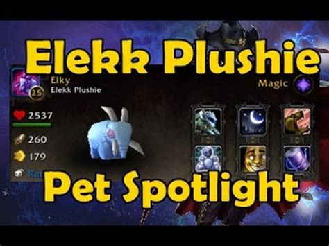 Elekk plushie this pet can have the following breeds Pet Spotlight - Elekk Plushie - YouTube